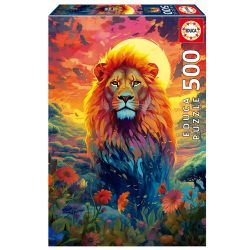 EDUCA CASSE-TÊTE 500 PIÈCES - REGARD MAJESTUEUX DU LION #20261 (0425)